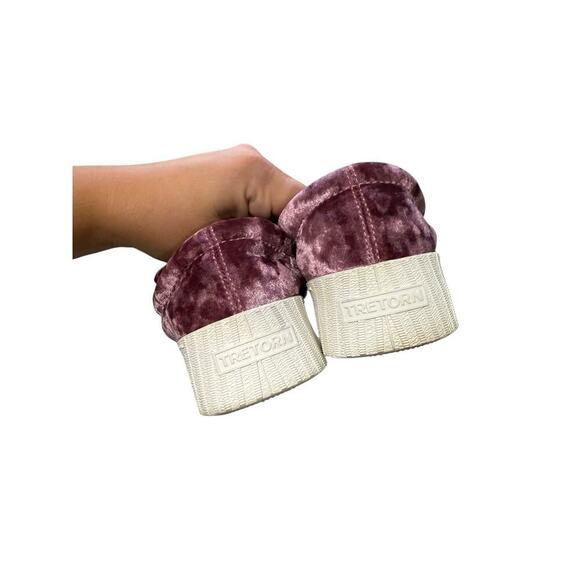 Tretorn Nylite 4 Bold Pink Crushed Velvet Low-Top Platform Sneaker Sz 9.5 Shoes - Picture 7 of 8